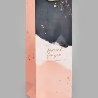 Пакет ламинированный под бутылку Present, 13&times;36&times;10 см