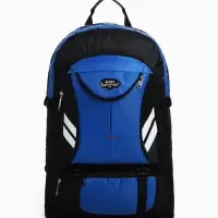 Рюкзак туристический 37 л, с карманами, с увеличением, 35&times;16&times;53/65 см, синий