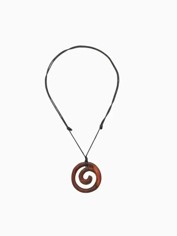Кулон &laquo;Спираль&raquo;, дерево соно