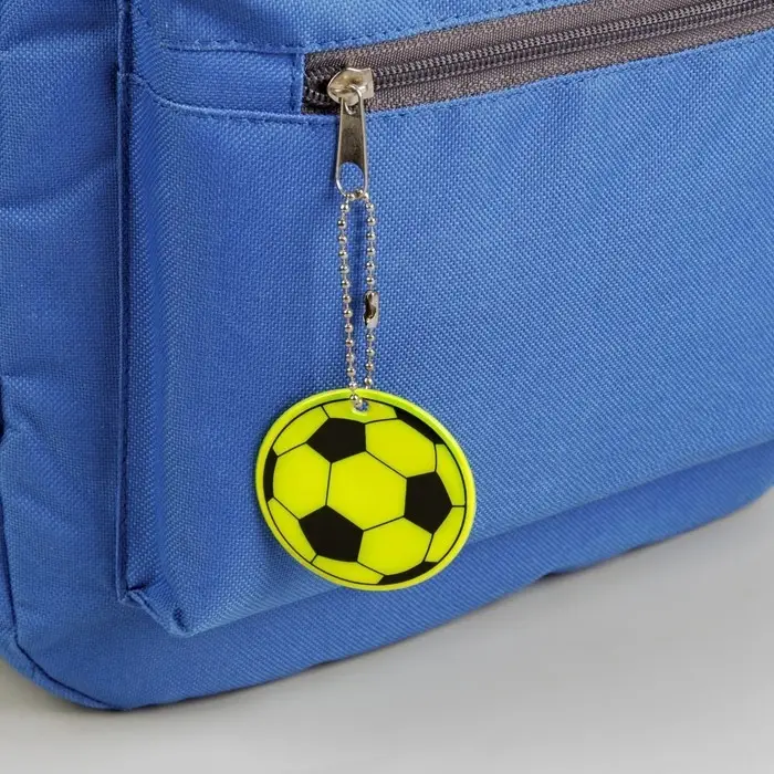 Светоотражающий элемент «Футбольный мяч», двусторонний, d=5 см, МИКС Светоотражающий элемент «Футбольный мяч», двусторонний, d=5 см, МИКС