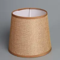 Абажур BayerLux &laquo;Кантри. Рогожка&raquo;, E27 или E14, светло-коричневый, 18&times;18&times;15.5 см