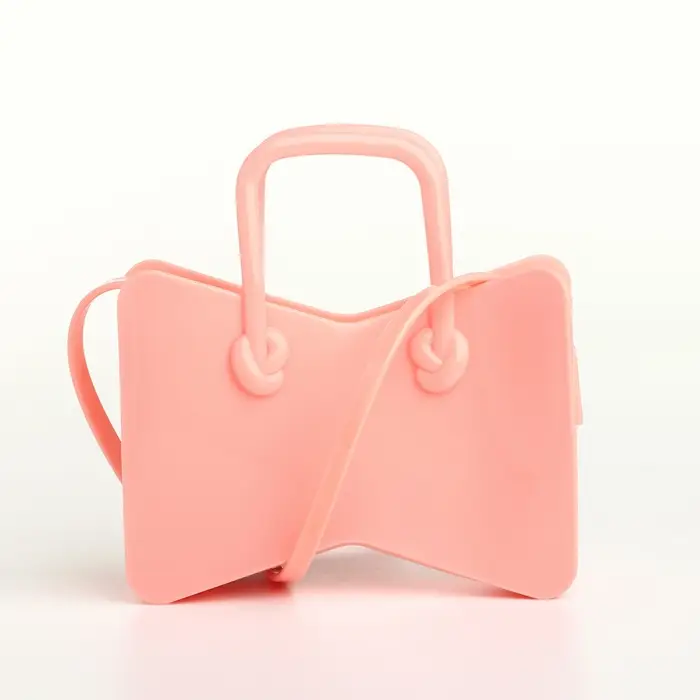 Сумка детская для девочки без застёжки, розовая