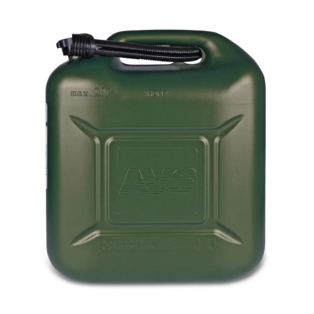 Канистра топливная пластик.20л. (тёмн.зелён.) AVS TPK-Z 20