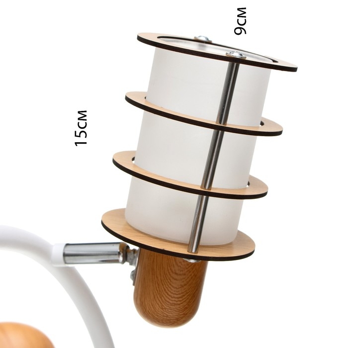 Люстра Люстра "Тайон" 5хЕ14 40Вт белый 56х56х16 см