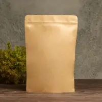 Пакет Zip-lock Крафт с прозрачной стенкой 18 Х 26 + 4 см Пакет Zip-lock Крафт с прозрачной стенкой 18 Х 26 + 4 см