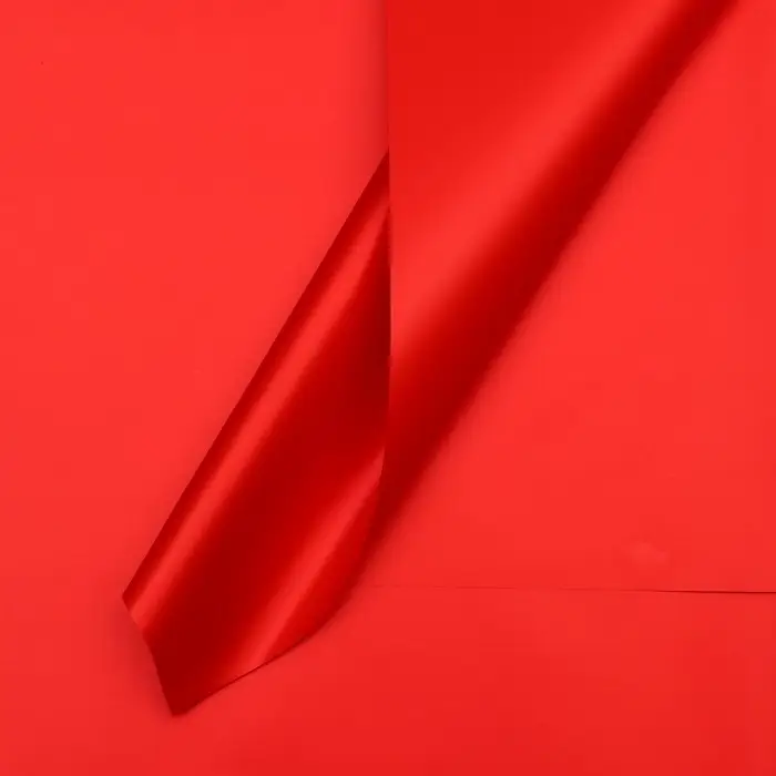 Пленка для цветов тонированная, матовая, клубничный, 57×57 см, 70 мкм