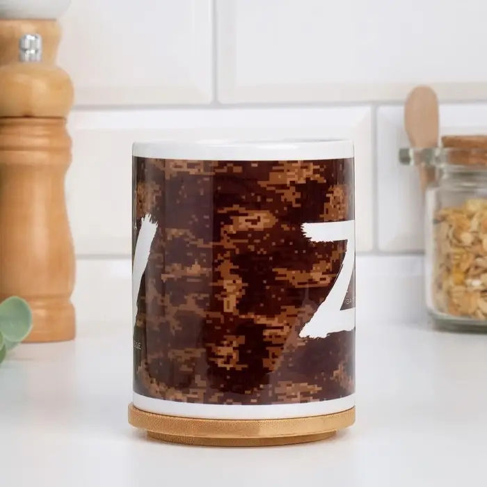 Кружка чайная керамическая "Za победу"