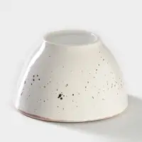 Салатник Хорекс Punto bianca, 600 мл, d=15 см, фарфор, белый