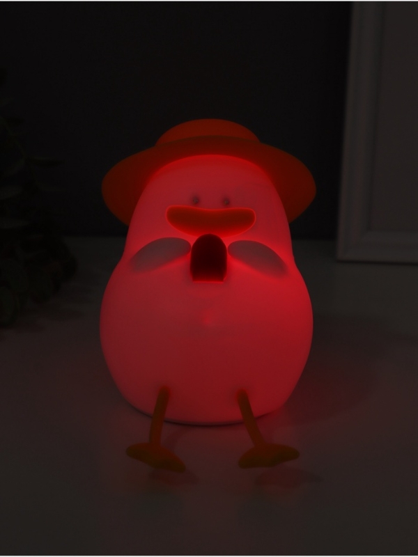 Ночник антистресс Ночник антистресс "Утка в отпуске" 2Вт LED RGB USB 10х8,5х14,5см