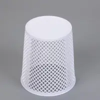 Корзины для хранения &laquo;Аура&raquo;, набор 3 шт.: 13&times;13&times;18 см, белые