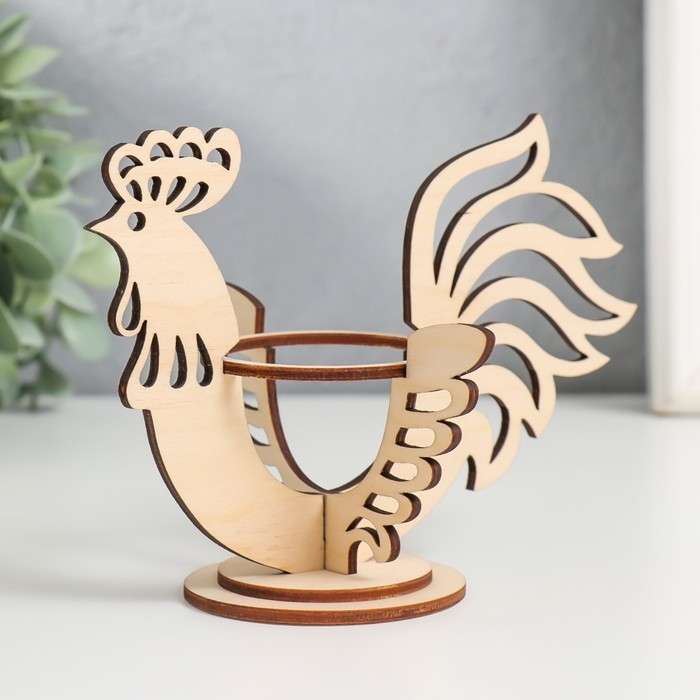 Подставка Пасхальная  Подставка Пасхальная "Петушок" 14,5х10,3х10 см (набор 5 деталей)