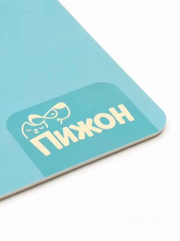 Коврик под миску Пижон &laquo;Вместе вкуснее&raquo; с нескользящим основанием 43&times;28 см