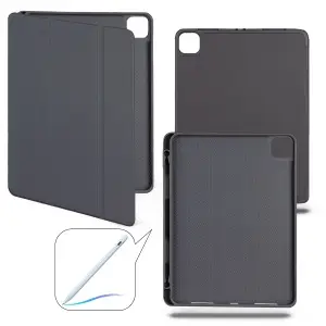 Чехол-книжка для iPad Pro 12.9 (2021/2022) Smart Case (Pencil) Dark Grey №7