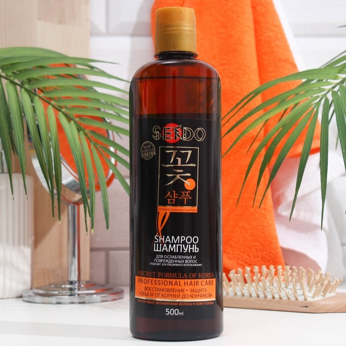 Шампунь для волос Sendo Professional с пантенолом для ослабленных и поврежденных волос, 500 мл Шампунь для волос Sendo Professional с пантенолом для ослабленных и поврежденных волос, 500 мл