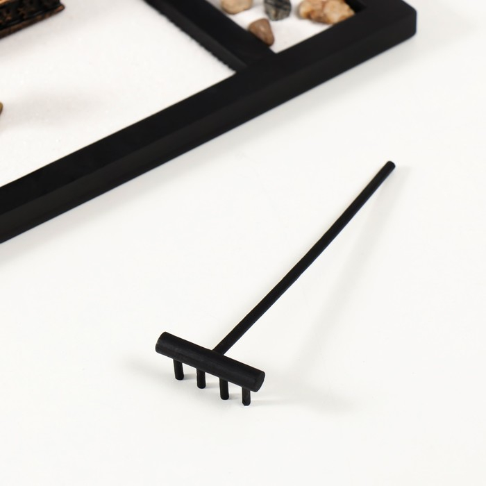 Сад камней Дзен 2*28*16,5 см  Сад камней Дзен 2*28*16,5 см "Ганеша пятиголовый", черный