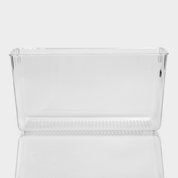 Контейнер для холодильника RICCO, 26,5×17×13 см, цвет прозрачный