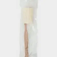Мочалка с ручкой, люфа, гладкая, 33&times;7 см