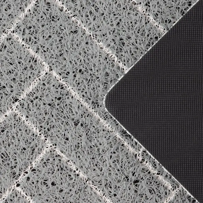 Коврик придверный Доляна &laquo;Лофт&raquo;, грязезащитный, вырезной, 45&times;75 см, серый