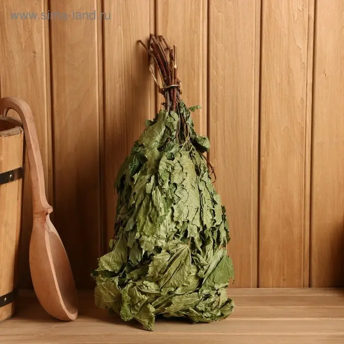 Веник для бани, кленовый, в пакете