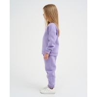 Костюм детский с начёсом (джемпер, брюки) KAFTAN "Basic line" р.30 (98-104), лиловый