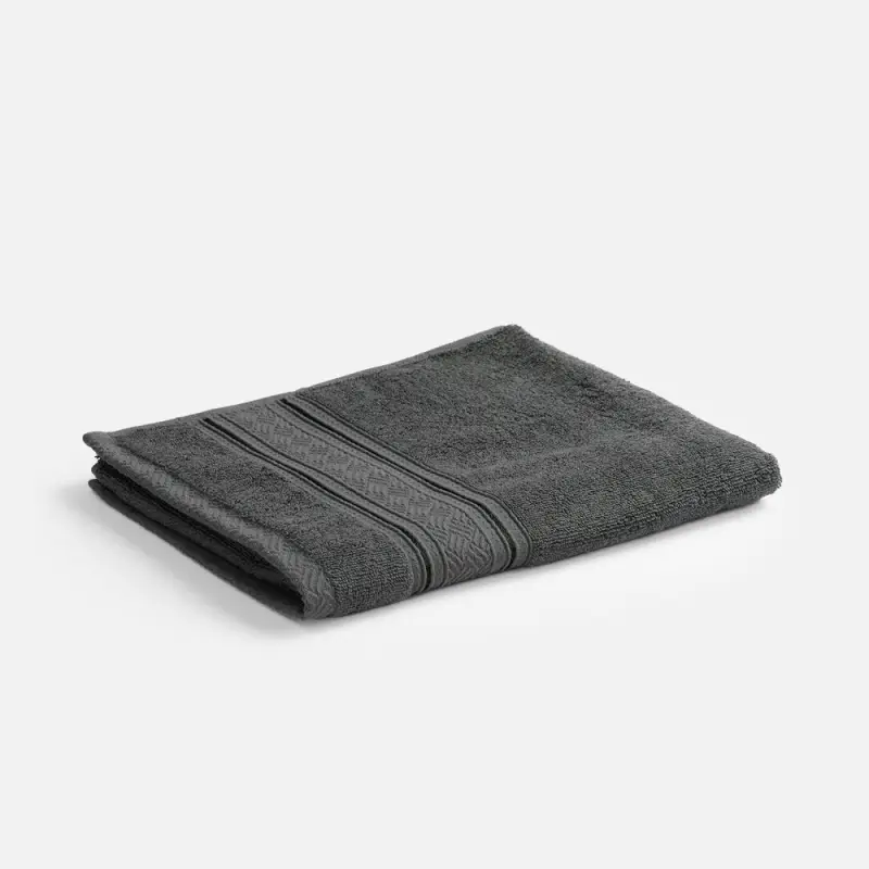 Полотенце махровое Terrychic, среднее, темно-серое Полотенце махровое Terrychic, среднее, темно-серое