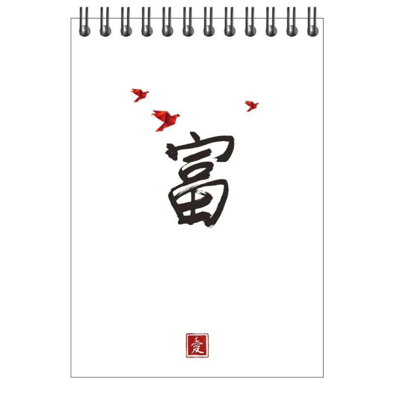 Блокнот А5 100л Mariner Япония клетка, обложка картон,спираль 0024