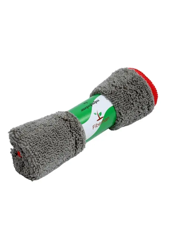 Салфетка микрофибра grand caratt пушистая, автомобильная, 35&times;40 см, 250 г/м&sup2;