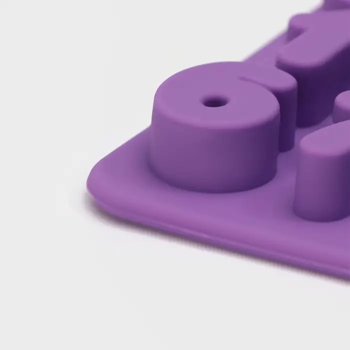 Форма для шоколада Доляна &laquo;Цифры&raquo;, силикон, 16&times;16&times;2 см, 20 ячеек (2.9&times;2.2 см), МИКС