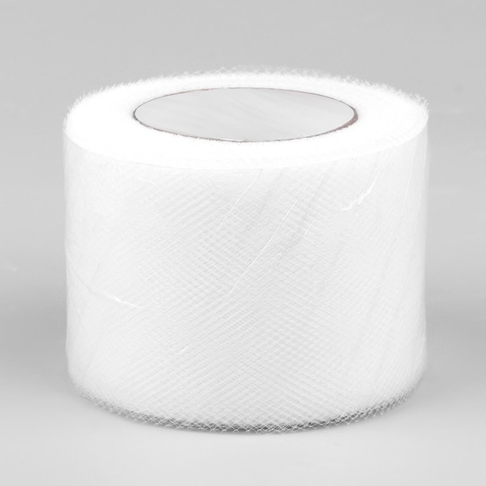 Фатин, 5 см, 11 ± 1 г/кв.м, 23 ± 1 м, цвет белый №1 Фатин, 5 см, 11 ± 1 г/кв.м, 23 ± 1 м, цвет белый №1