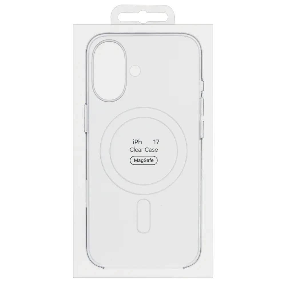 Чехол IPh 17 Clear Case PC (MagSafe + анимация NFC) ORG