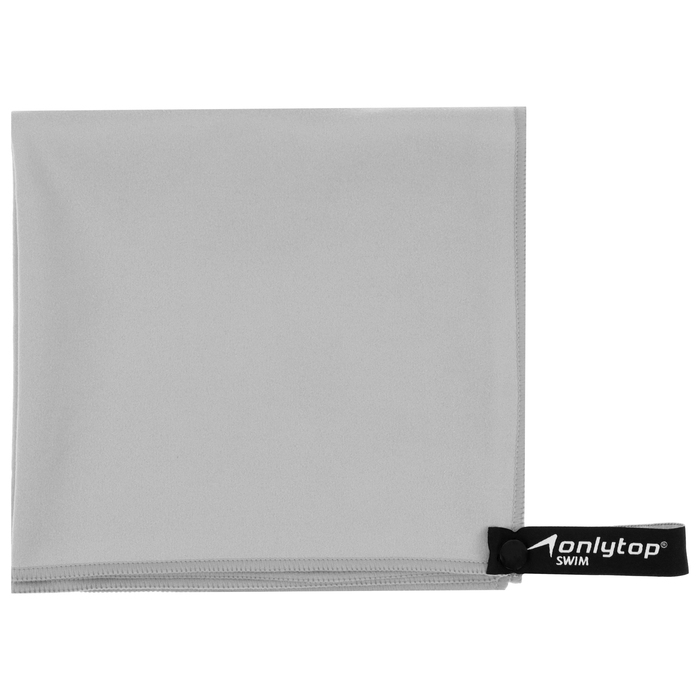 Полотенце из микрофибры ONLYTOP, 50х120 см, цвет серый Полотенце из микрофибры ONLYTOP, 50х120 см, цвет серый