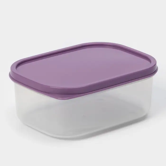Контейнер пищевой Доляна, 500 мл, цвет фиолетовый Контейнер пищевой Доляна, 500 мл, цвет фиолетовый