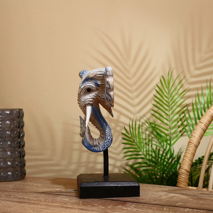 Сувенир Сувенир "Голова слона" на подставке, албезия 35 см