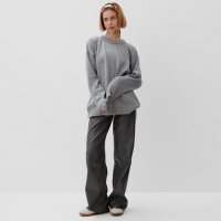 Джемпер женский MINAKU: Knitwear collection, цвет светло-серый р-р 42-44