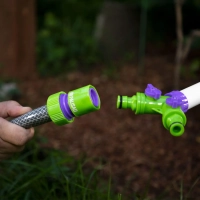 Соединитель для шланга пластм быстросъем 3/4 аквастоп Palisad 66165