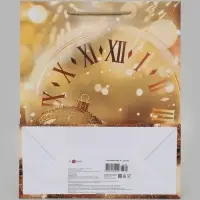 Пакет подарочный &laquo;Золотой праздник&raquo;, 26&times;12&times;32 см