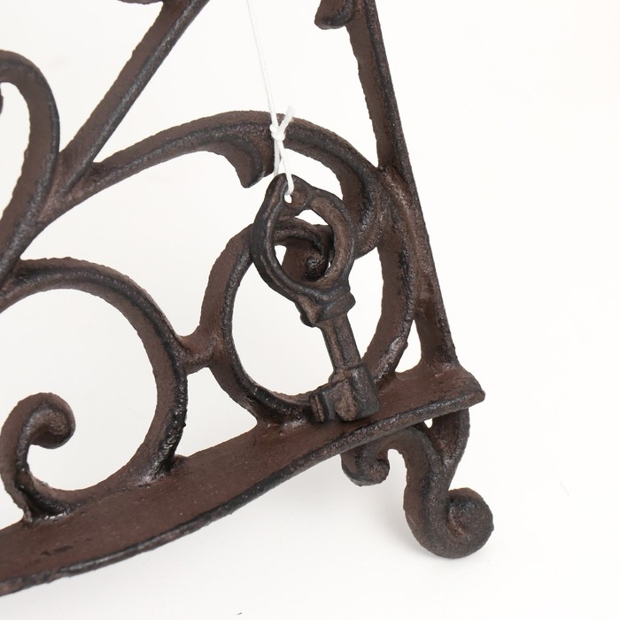 Сувенир чугун подставка  Сувенир чугун подставка "Ажурная ковка" 4,5х27х29,5 см