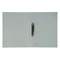 Папка на 2 кольцах А4, Calligrata, 18 мм, 500 мкм, серая