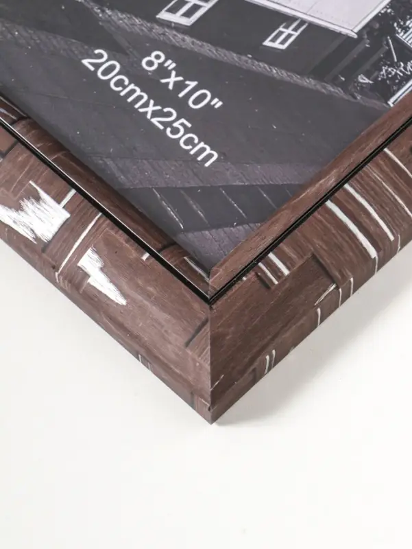 Фоторамка пластик 20х25 см "Моррис" тёмно-коричневый 29,8х25х2 см