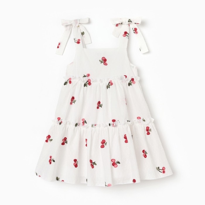 Сарафан для девочки MINAKU, цвет белый, рост 104 см Сарафан для девочки MINAKU, цвет белый, рост 104 см