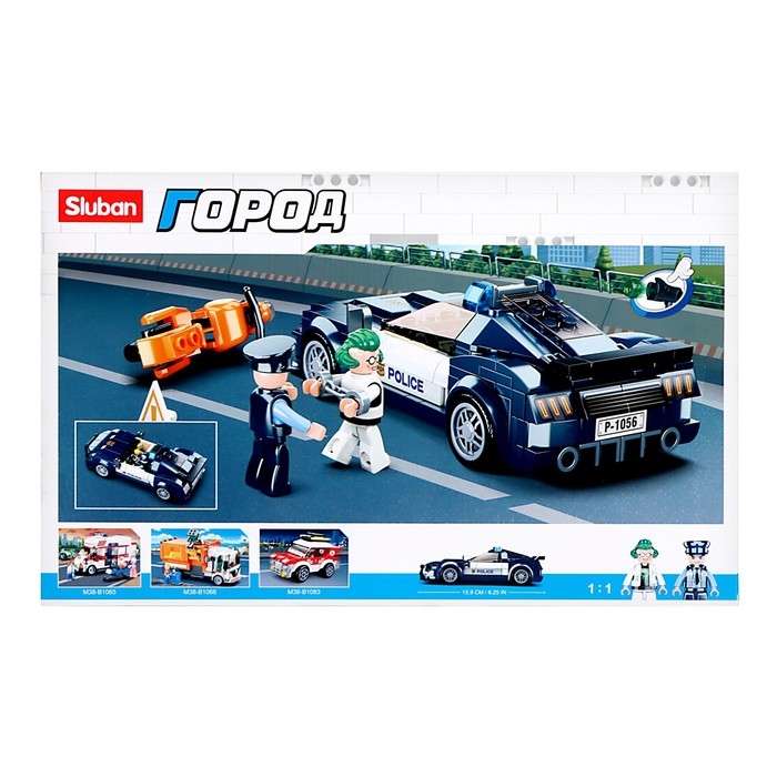Конструктор Полиция «Погоня», 284 детали Конструктор Полиция «Погоня», 284 детали