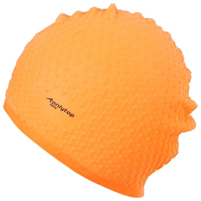 Шапочка для бассейна взрослая ONLYTOP Swim, силиконовая, обхват 54-60 см, цвета МИКС Шапочка для бассейна взрослая ONLYTOP Swim, силиконовая, обхват 54-60 см, цвета МИКС