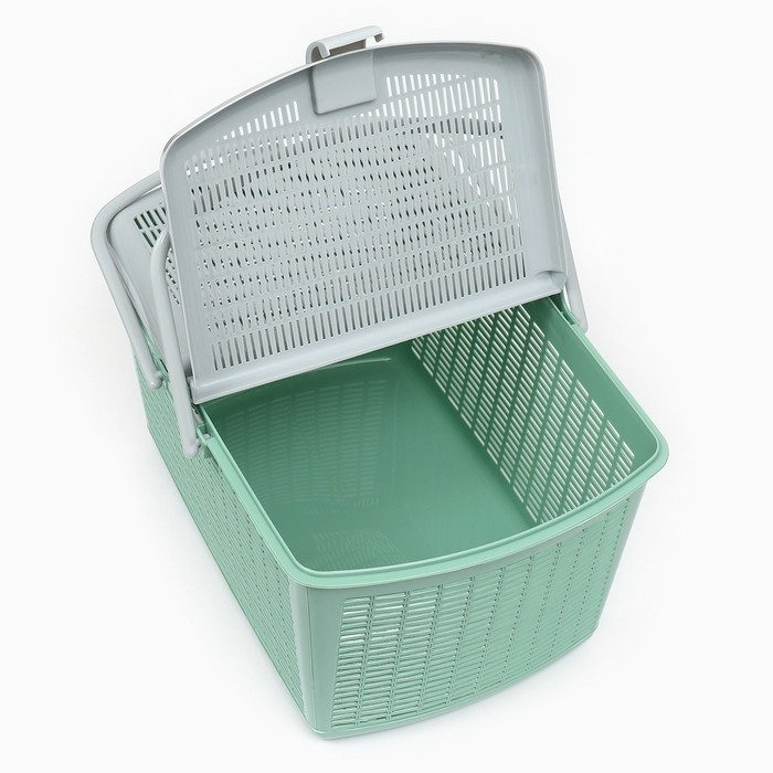 Корзина 47х36х27,5 см, оливковый Корзина 47х36х27,5 см, оливковый