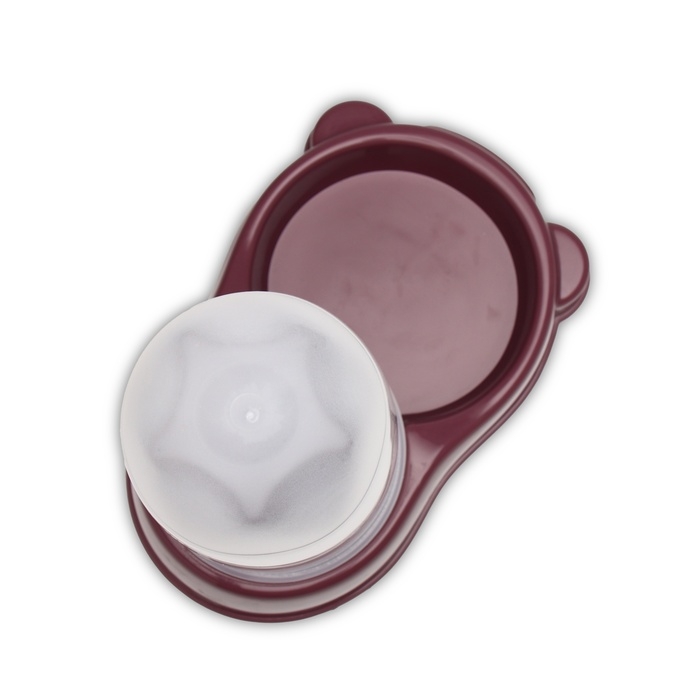 Автокормушка 1,5 л, 27 х 18 х 25 см, бордовая Автокормушка 1,5 л, 27 х 18 х 25 см, бордовая