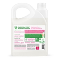 Жидкое средство для стирки Synergetic, гель, универсальное, гипоаллергенное, 2.75 л