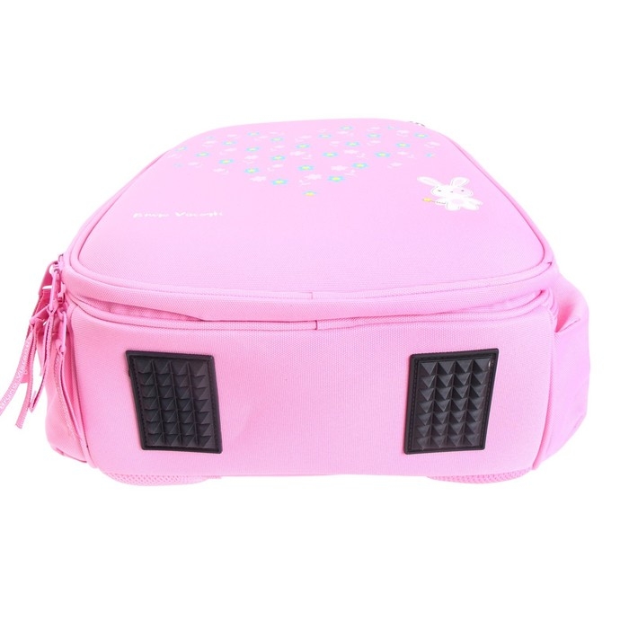 Рюкзак каркасный 38 х 30 х 20 см, + пенал, Bruno Visconti Рюкзак каркасный 38 х 30 х 20 см, + пенал, Bruno Visconti "Зефирный зайка"