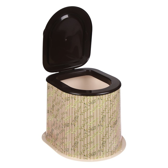 Туалет дачный, h = 36 см, без дна, с отверстиями для крепления к полу, бежевый Туалет дачный, h = 36 см, без дна, с отверстиями для крепления к полу, бежевый