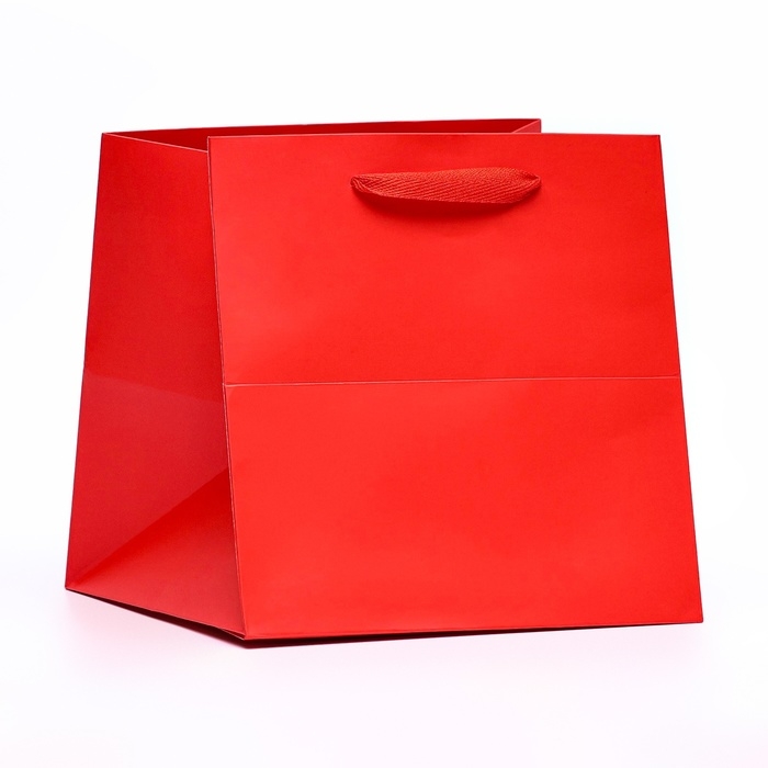 Пакет под торт 20 х 20 х 20 см, красный Пакет под торт 20 х 20 х 20 см, красный