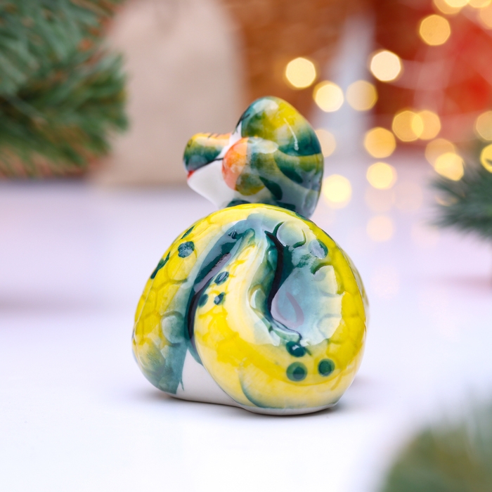 Сувенир Сувенир "Питон", гжель, цвет