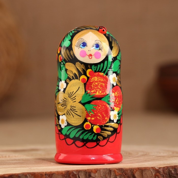 Матрёшка 3-х кукольная  Матрёшка 3-х кукольная "Яна" 11 см, ручная роспись